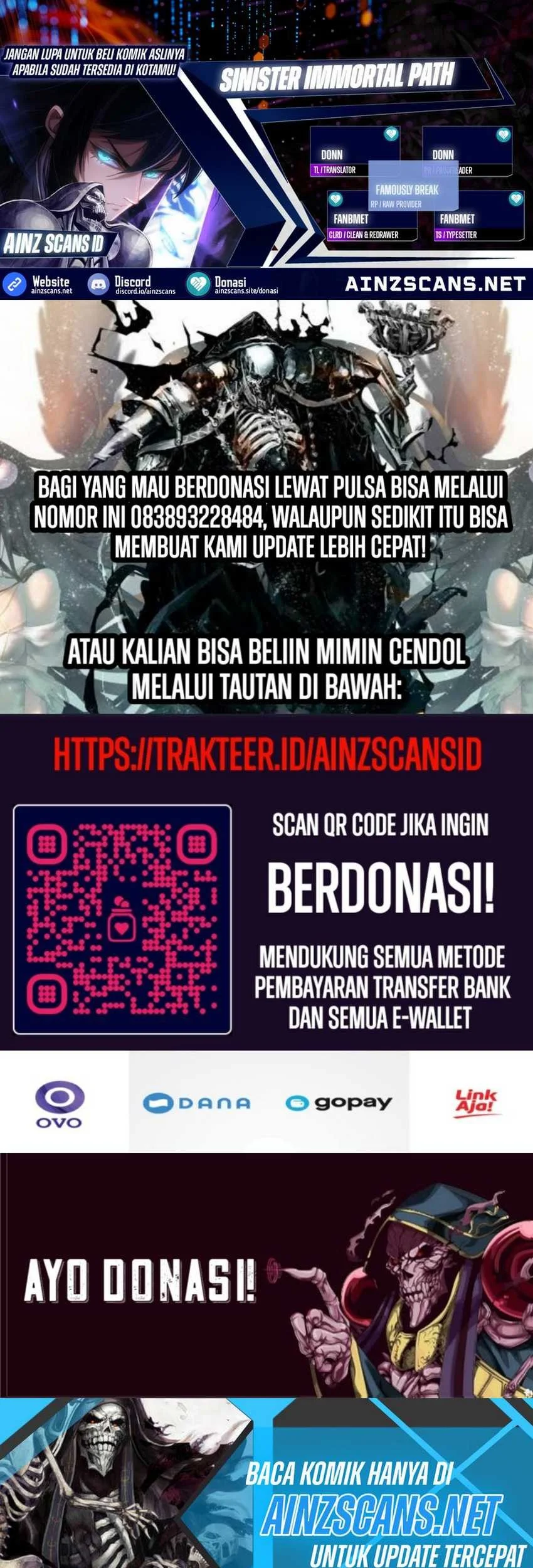 Komik Sinister Immortal Path Chapter 13 gambar 1