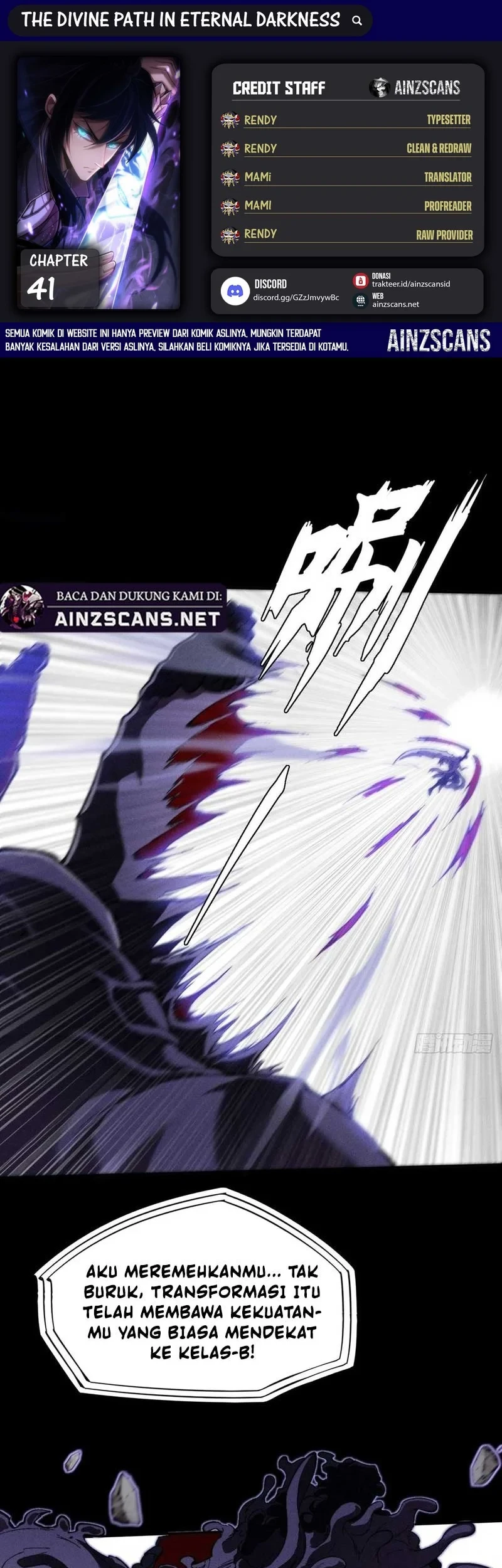 Komik Sinister Immortal Path Chapter 41 gambar 1