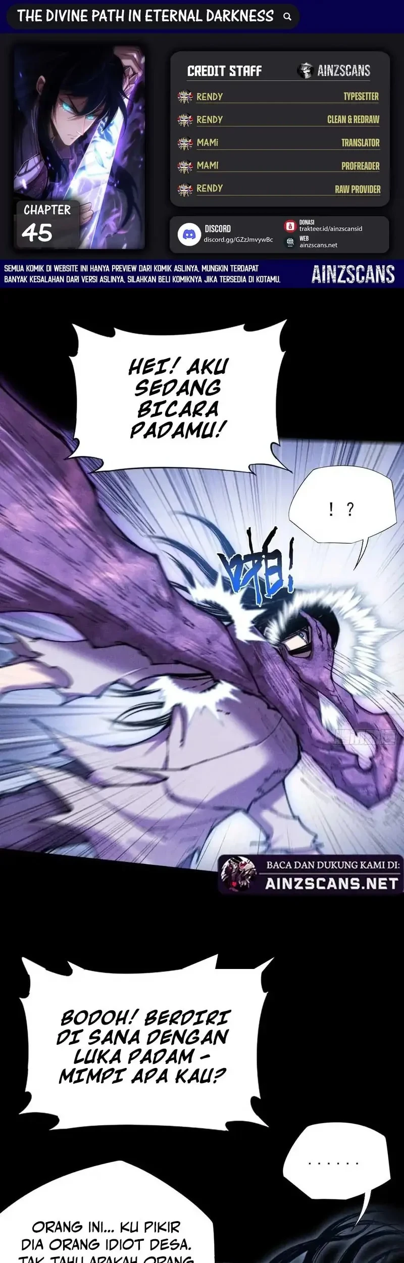 Komik Sinister Immortal Path Chapter 45 gambar 1