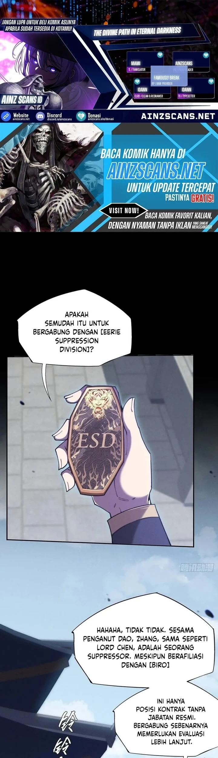 Komik Sinister Immortal Path Chapter 50 gambar 1