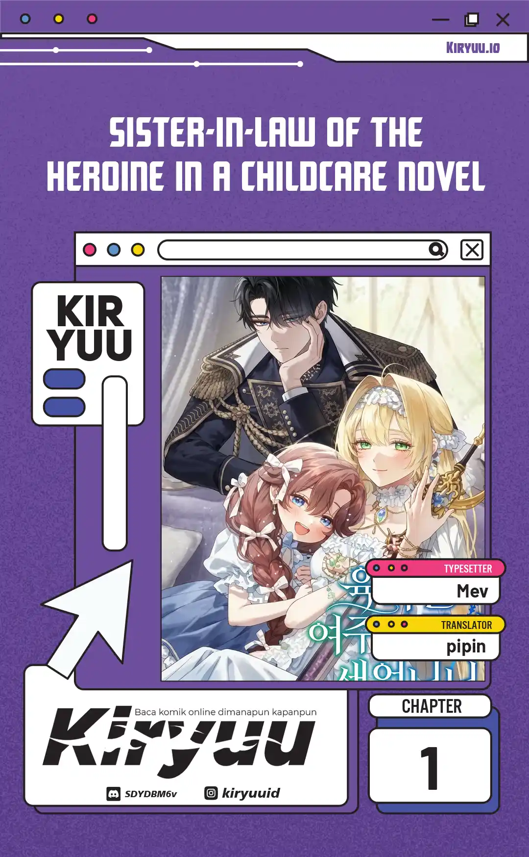 Komik Sister-in-law of the Heroine in a Childcare Novel Chapter 1 gambar 1