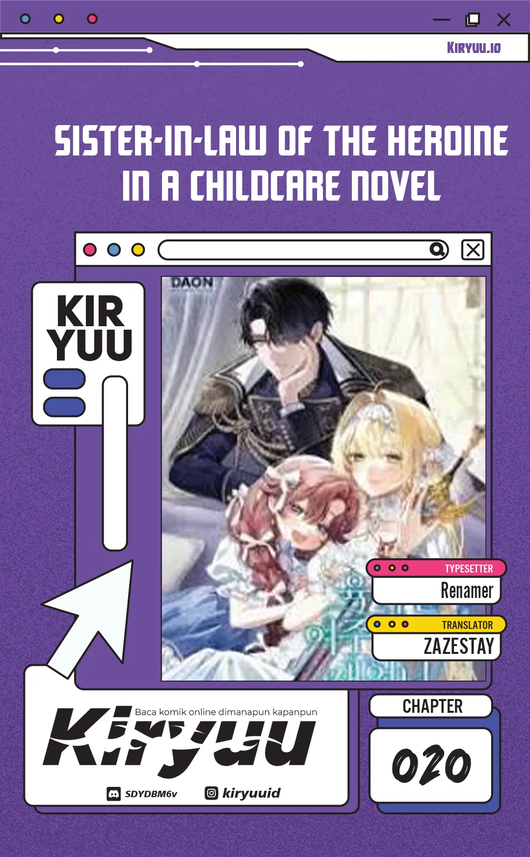 Komik Sister-in-law of the Heroine in a Childcare Novel Chapter 20 gambar 1