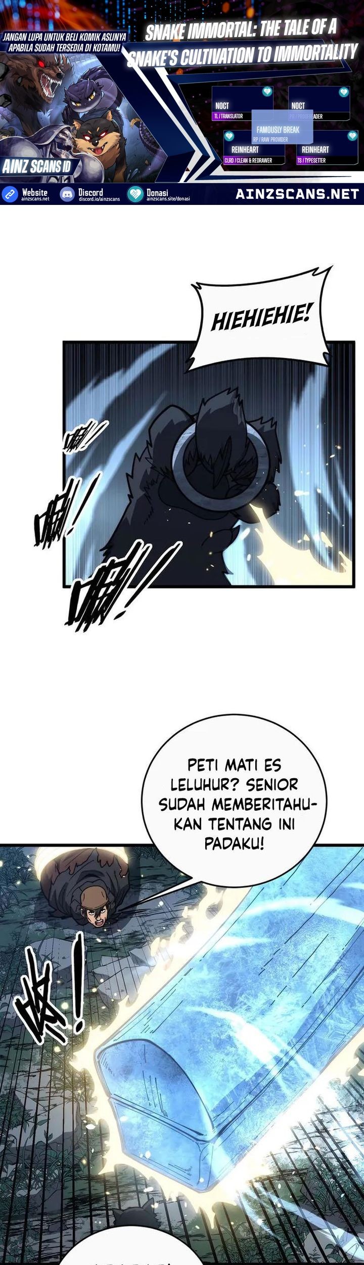 Komik Snake Immortal: The Tale of a Snake’s Cultivation to Immortality Chapter 44 gambar 1