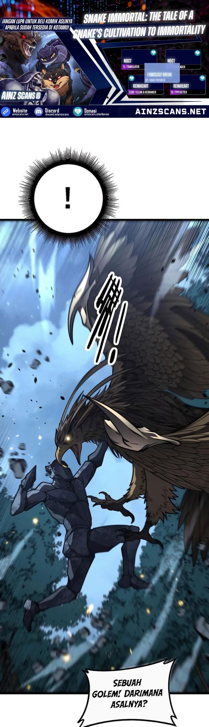 Komik Snake Immortal: The Tale of a Snake’s Cultivation to Immortality Chapter 46 gambar 1