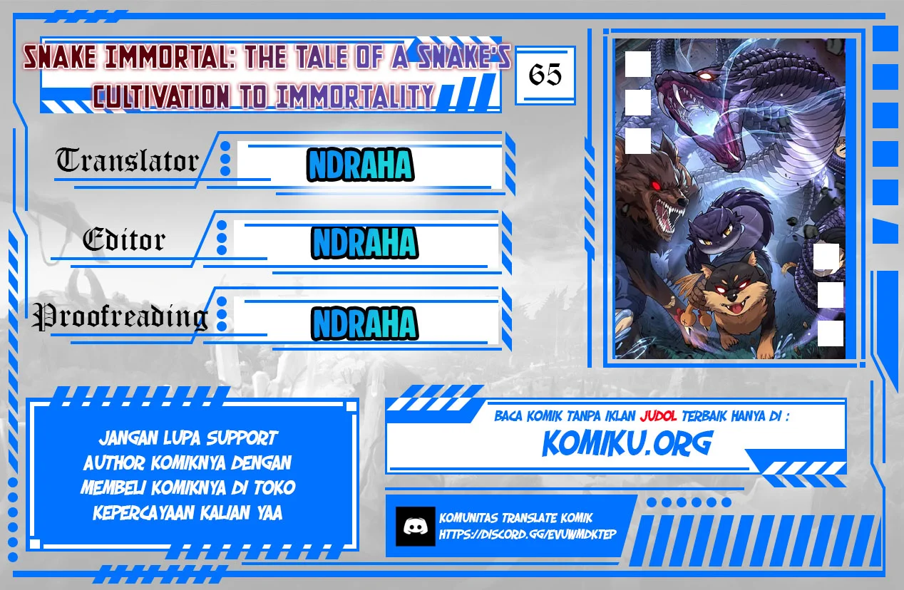Komik Snake Immortal: The Tale of a Snake’s Cultivation to Immortality Chapter 65 gambar 1