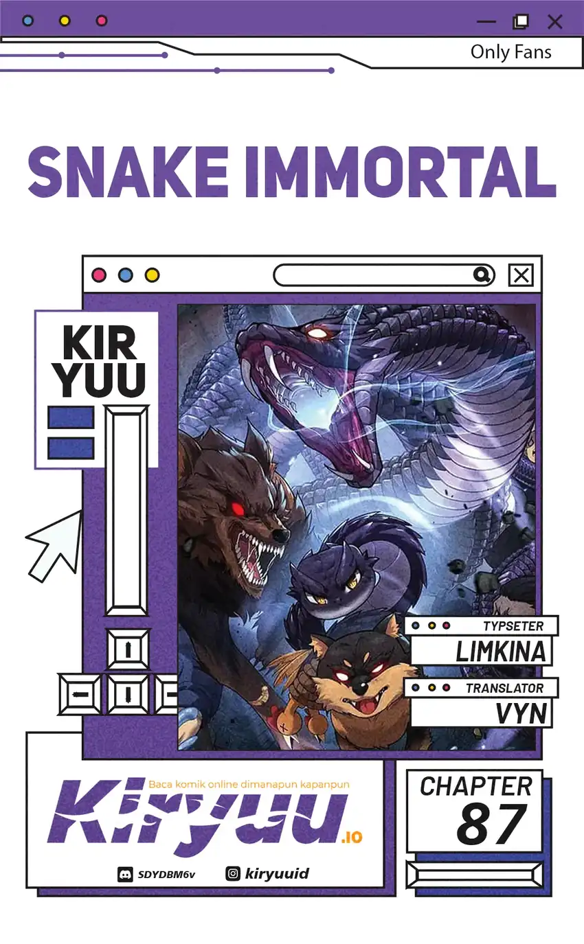 Komik Snake Immortal: The Tale of a Snake’s Cultivation to Immortality Chapter 87 gambar 1