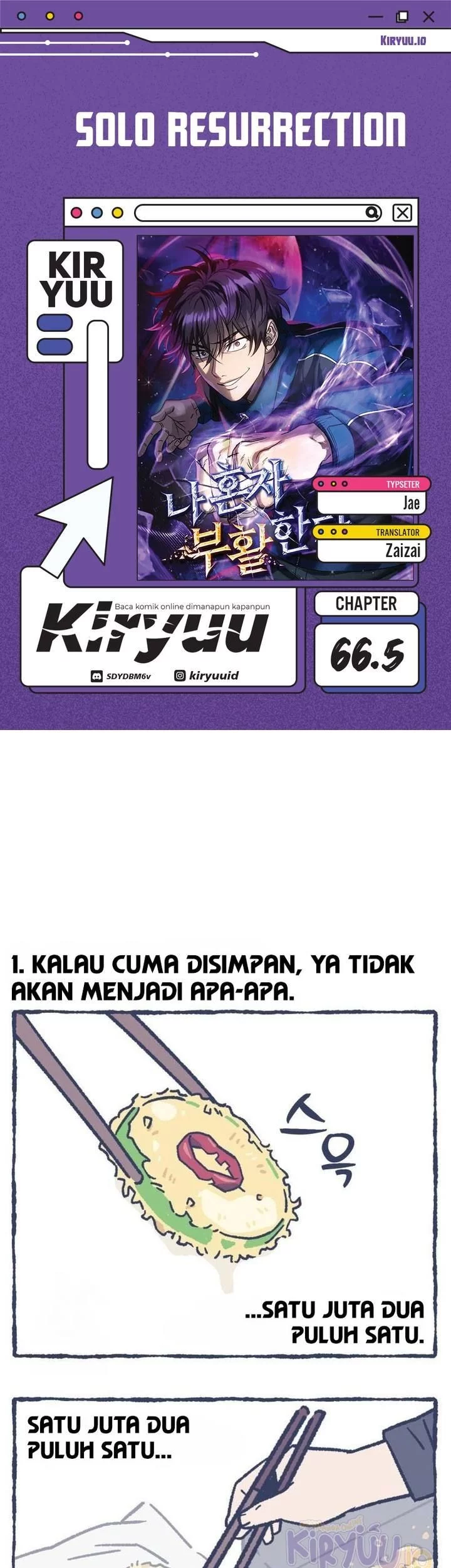 Komik Solo Resurrection Chapter 66.5 gambar 1