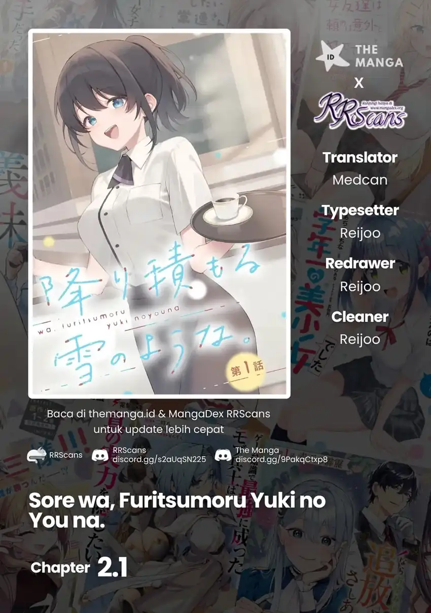 Komik Sore wa, Furitsumoru Yuki no You na. Chapter 2.1 gambar 1