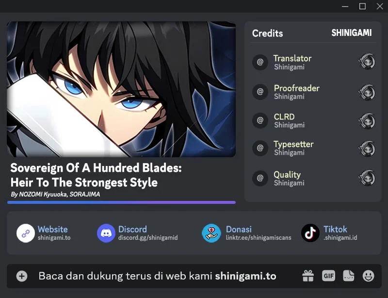 Komik Sovereign Of A Hundred Blades: Heir To The Strongest Style Chapter 2 gambar 1