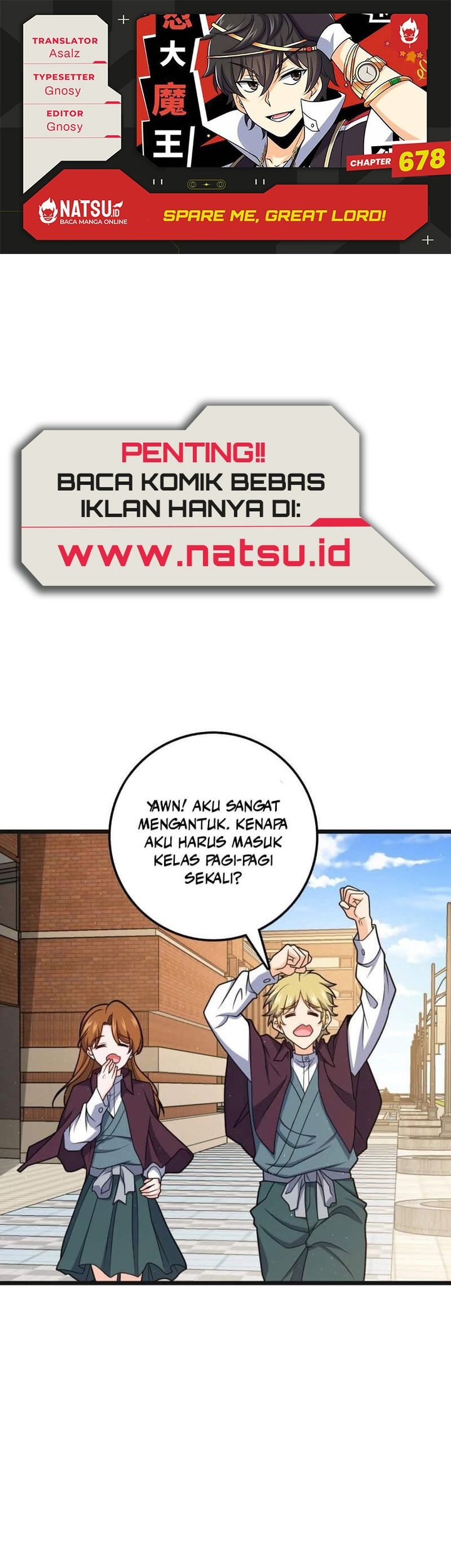 Komik Spare Me, Great Lord! Chapter 688 gambar 1
