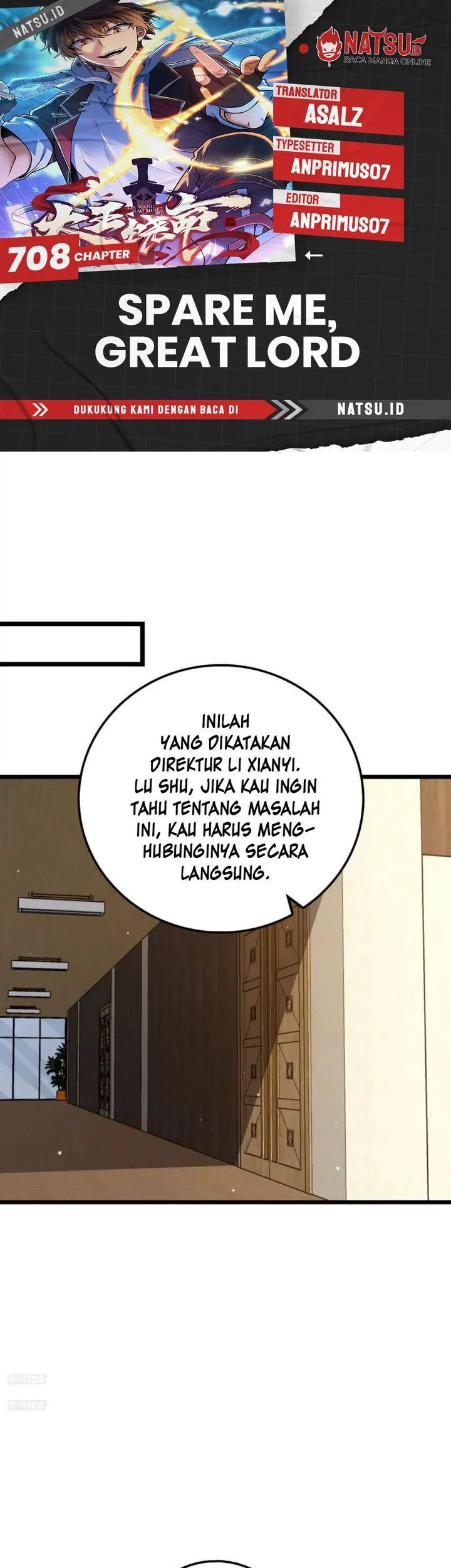 Komik Spare Me, Great Lord! Chapter 708 gambar 1