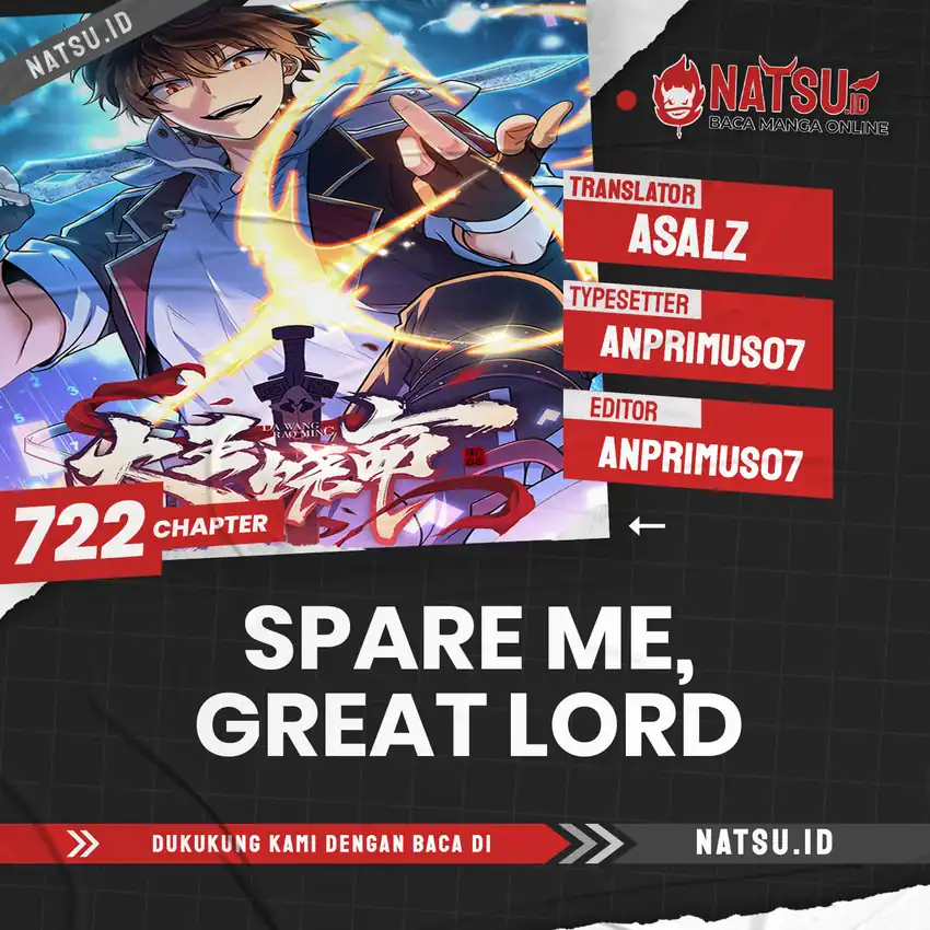 Komik Spare Me, Great Lord! Chapter 722 gambar 1