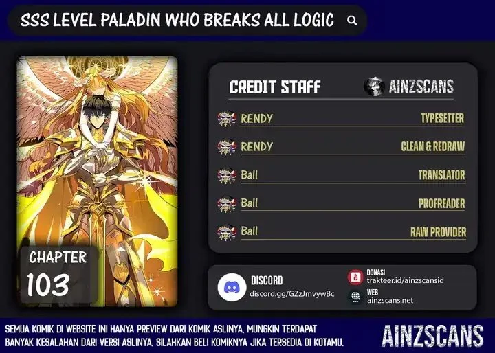 Komik SSS-level Paladin Who Breaks All Logic Chapter 103 gambar 1