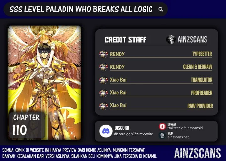 Komik SSS-level Paladin Who Breaks All Logic Chapter 110 gambar 1