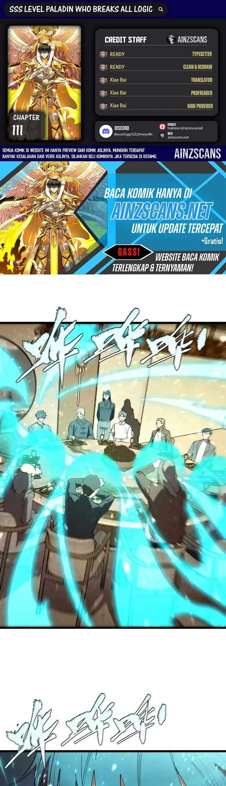 Komik SSS-level Paladin Who Breaks All Logic Chapter 111 gambar 1