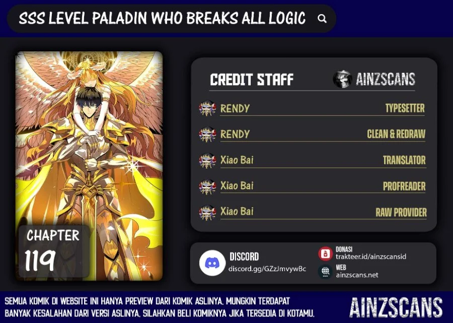 Komik SSS-level Paladin Who Breaks All Logic Chapter 119 gambar 1