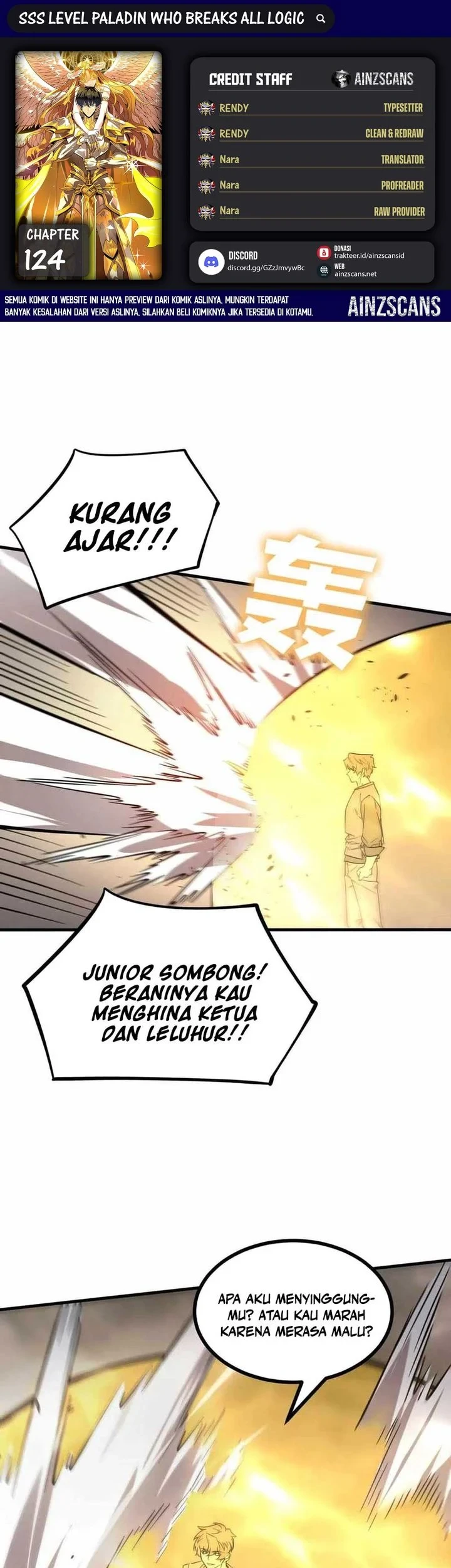 Komik SSS-level Paladin Who Breaks All Logic Chapter 124 gambar 1