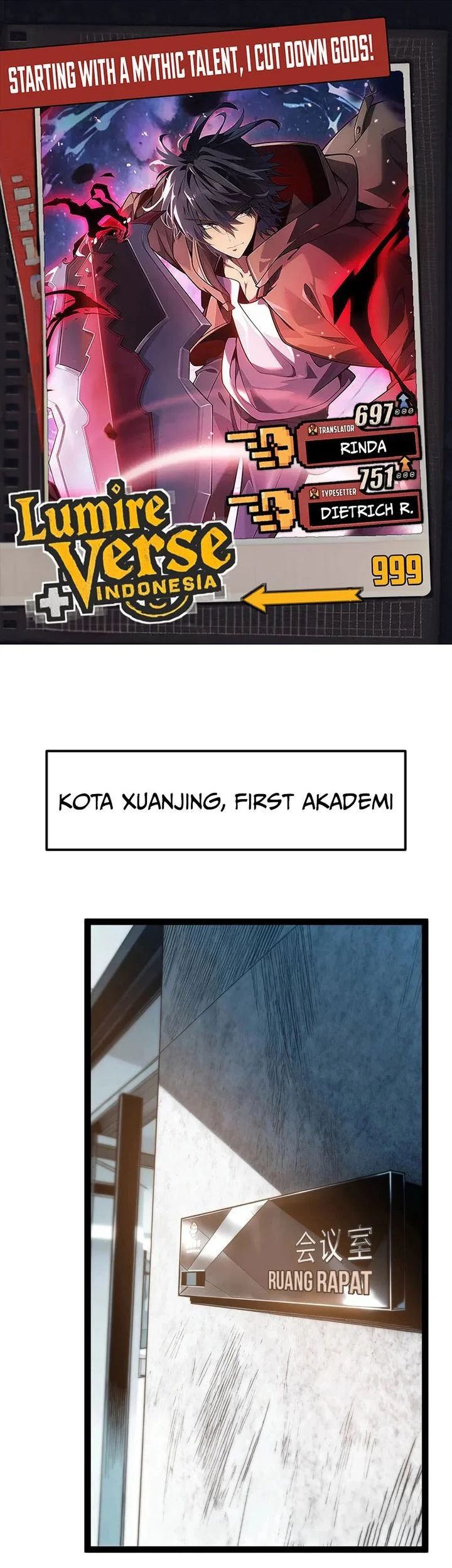 Komik Starting with a Mythic Talent, I Cut Down Gods! Chapter 7 gambar 1