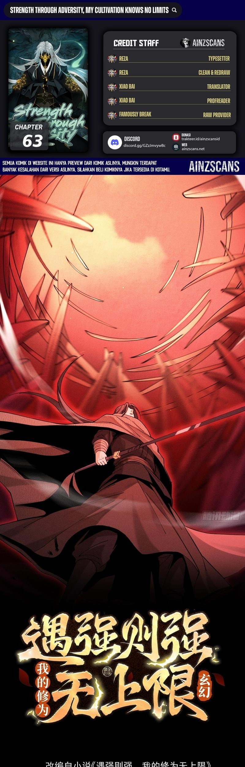 Komik Strength Through Adversity, My Cultivation Knows No Limits Chapter 63 gambar 1