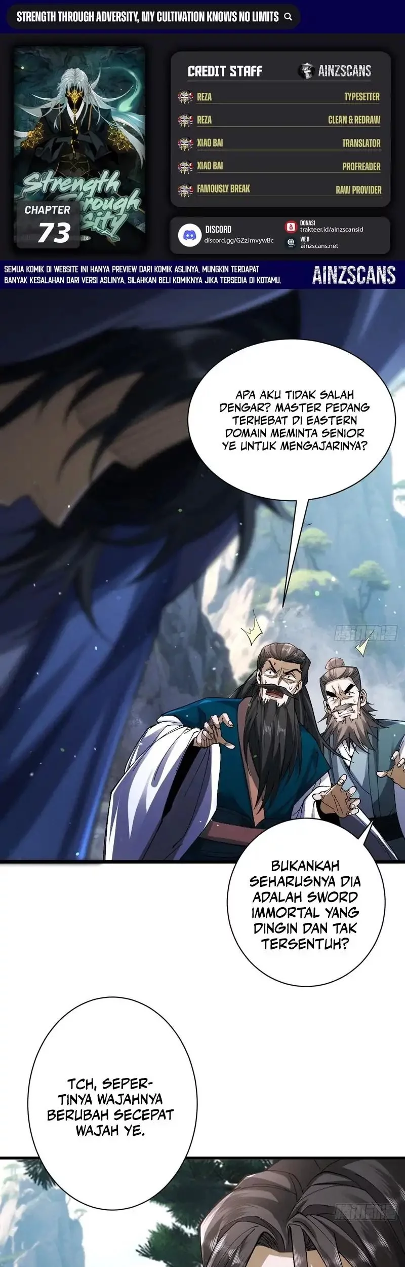 Komik Strength Through Adversity, My Cultivation Knows No Limits Chapter 73 gambar 1