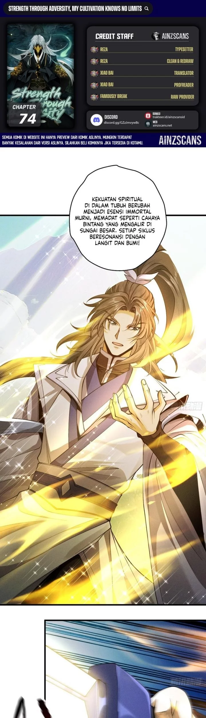 Komik Strength Through Adversity, My Cultivation Knows No Limits Chapter 74 gambar 1