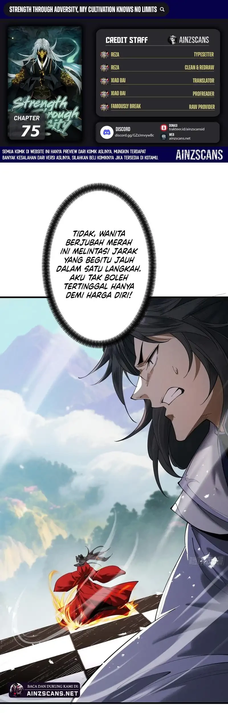 Komik Strength Through Adversity, My Cultivation Knows No Limits Chapter 75 gambar 1