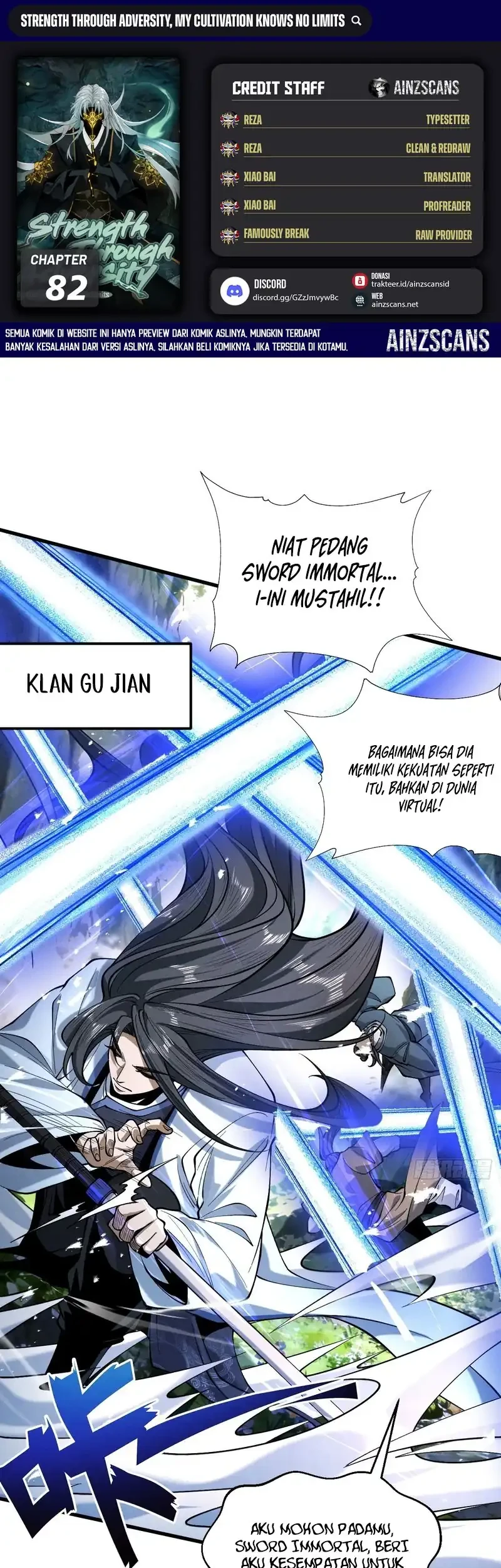 Komik Strength Through Adversity, My Cultivation Knows No Limits Chapter 82 gambar 1