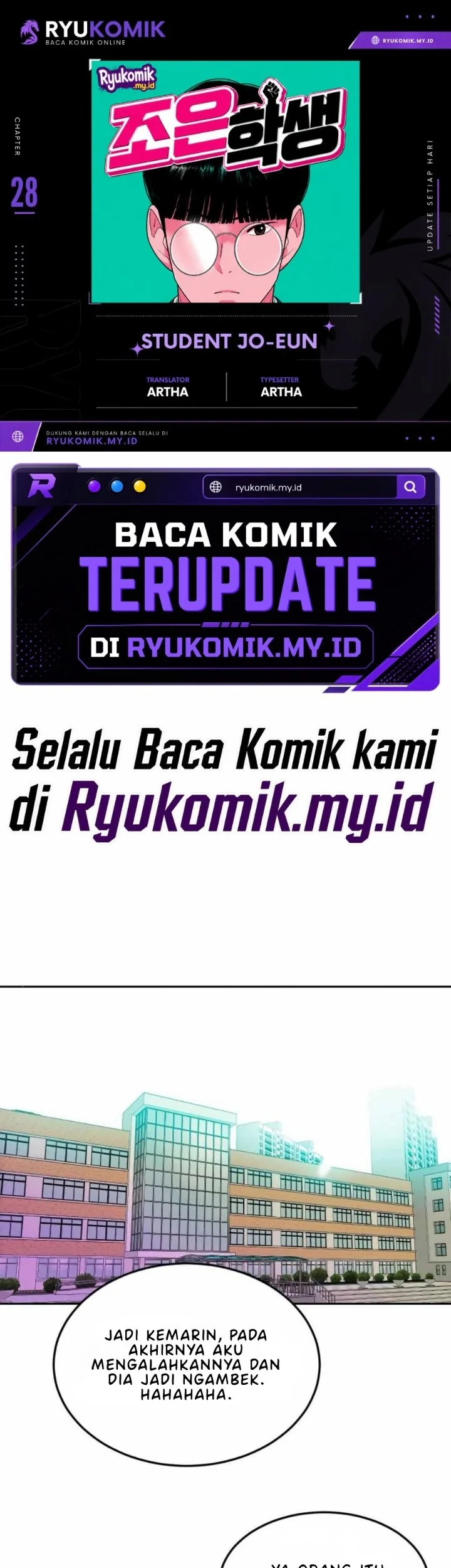 Komik Student Jo-Eun Chapter 28 gambar 1