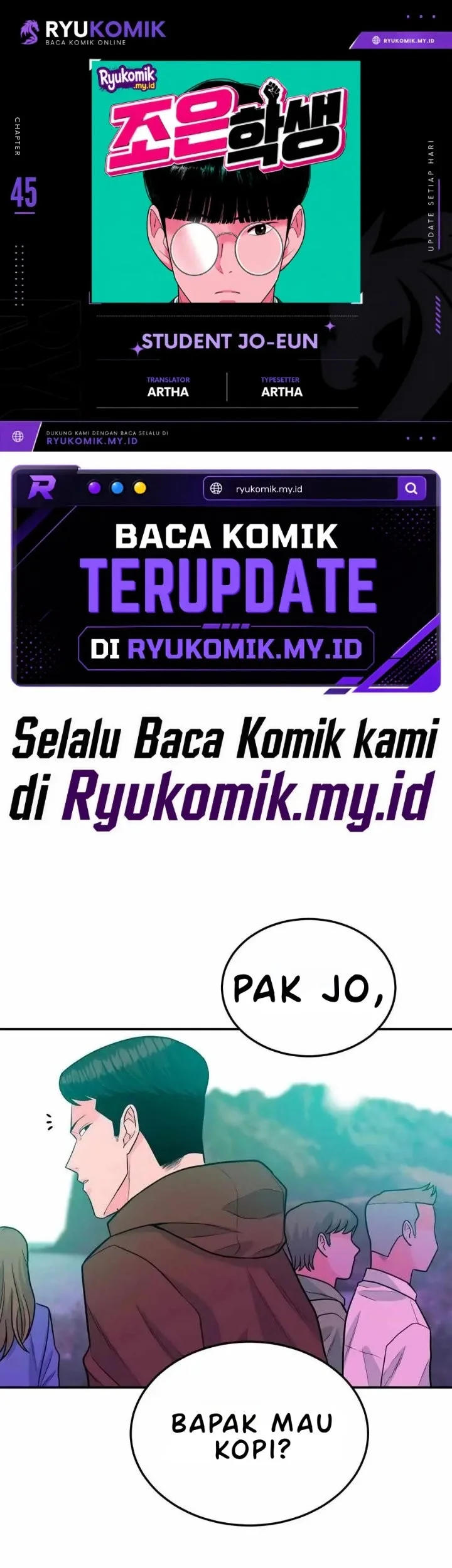 Komik Student Jo-Eun Chapter 45 gambar 1