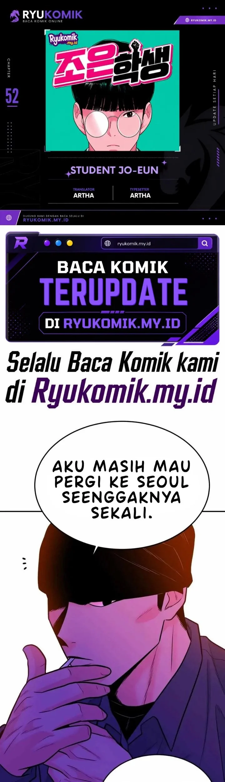 Komik Student Jo-Eun Chapter 52 gambar 1