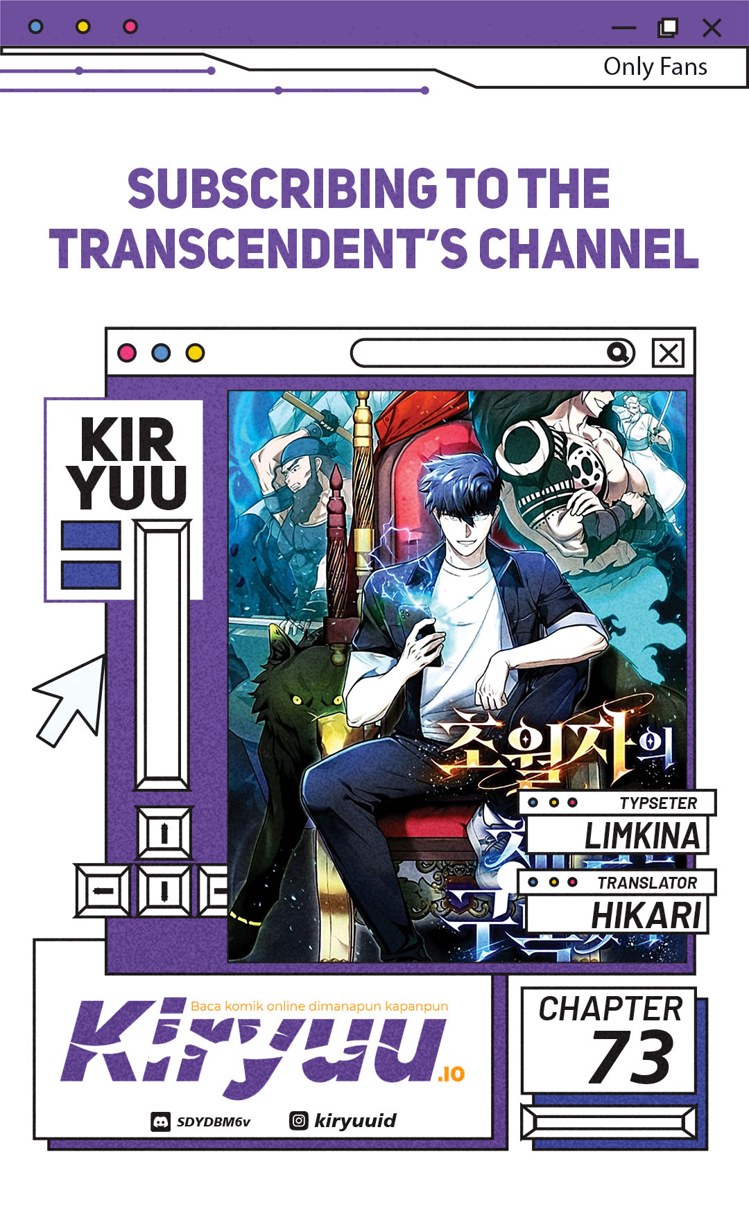 Komik Subscribing to the Transcendent’s Channel Chapter 73 gambar 1