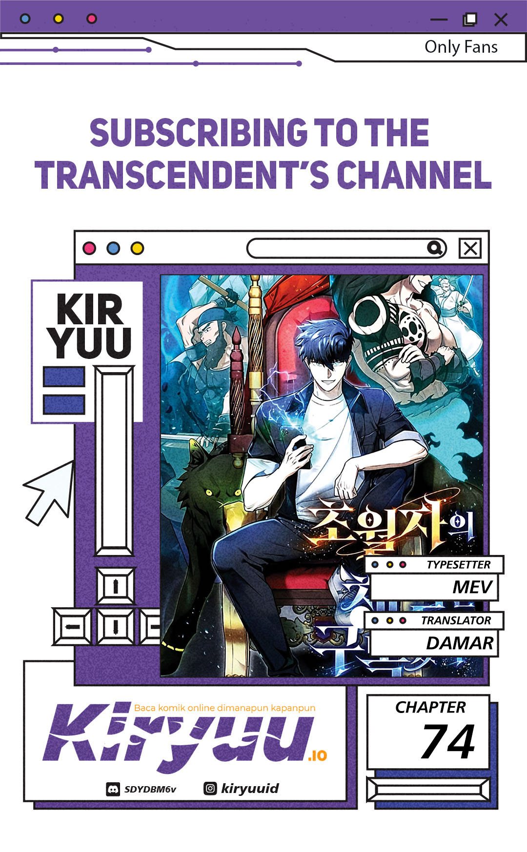 Komik Subscribing to the Transcendent’s Channel Chapter 74 gambar 1