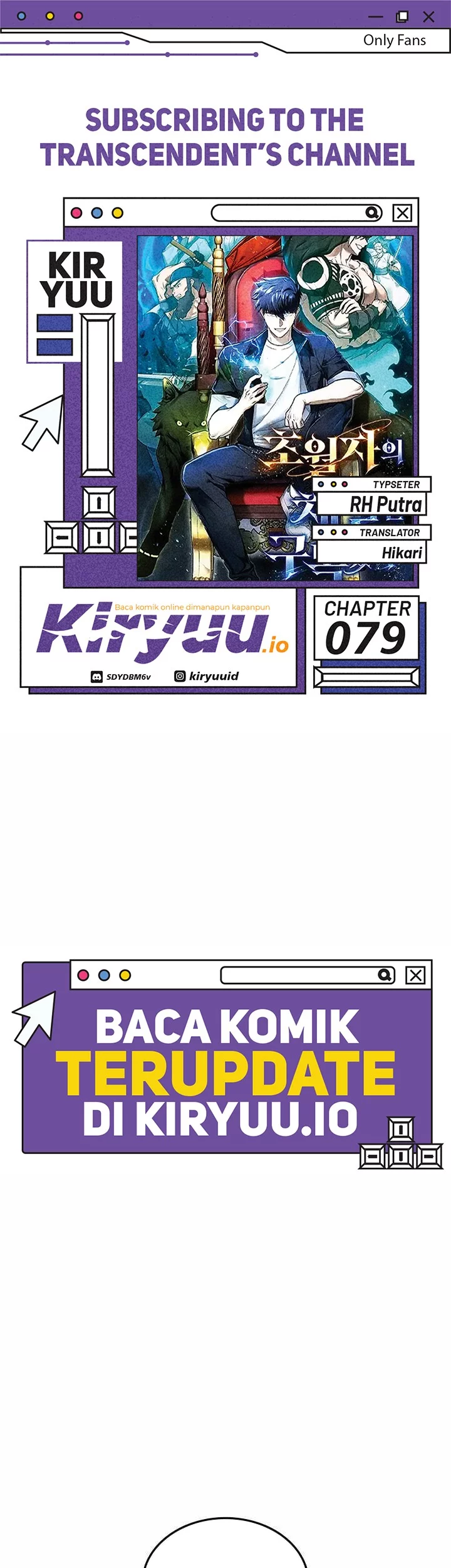 Komik Subscribing to the Transcendent’s Channel Chapter 79 gambar 1