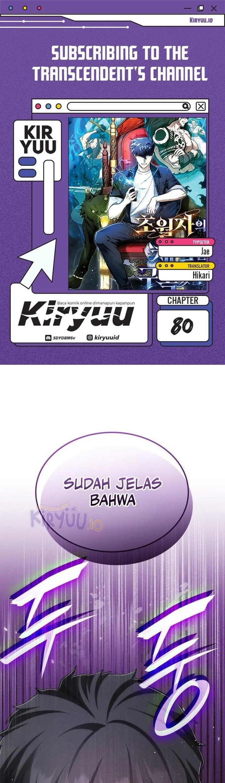 Komik Subscribing to the Transcendent’s Channel Chapter 80 gambar 1