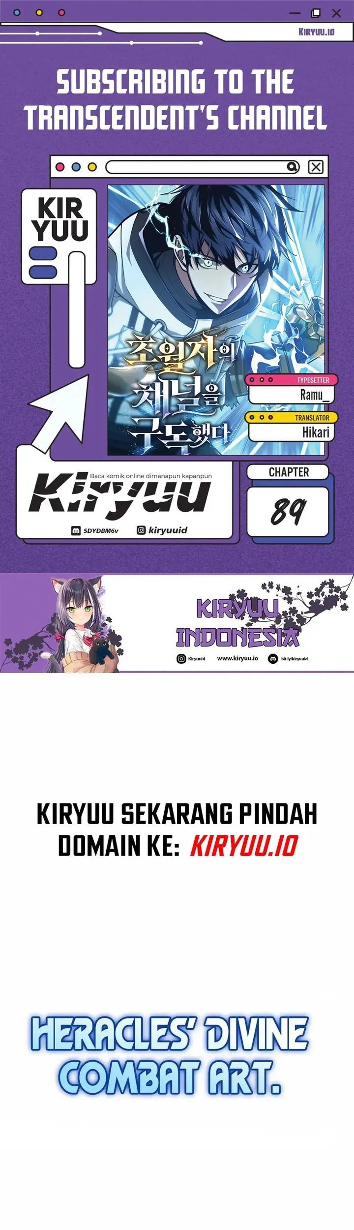 Komik Subscribing to the Transcendent’s Channel Chapter 89 gambar 1
