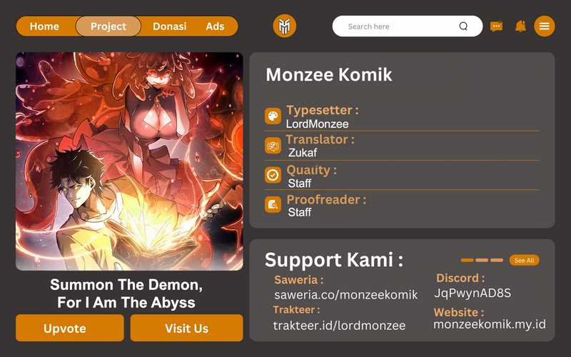 Komik Summon The Demon, For I Am The Abyss Chapter 11 gambar 1