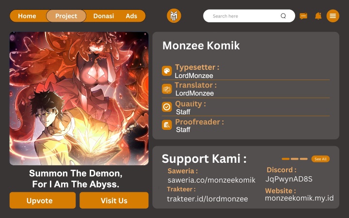 Komik Summon The Demon, For I Am The Abyss Chapter 7 gambar 1
