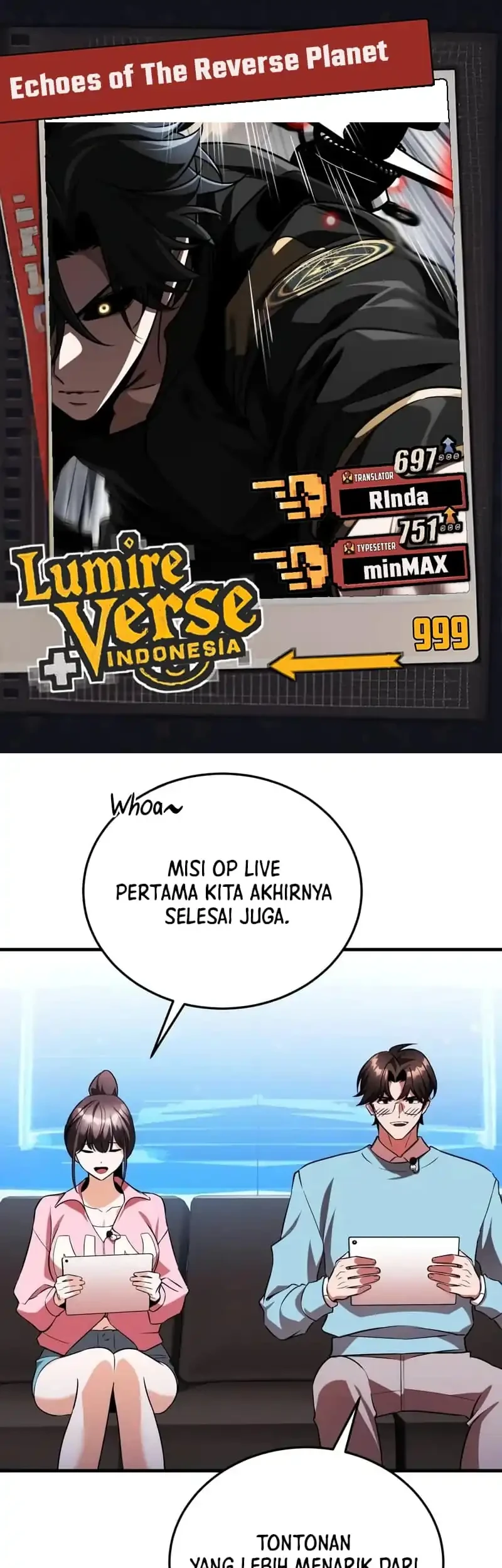 Komik Superhuman Game Broadcast Chapter 12 gambar 1