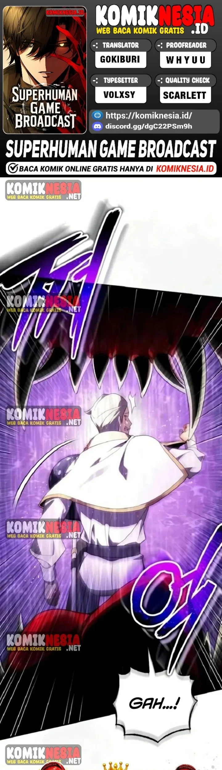 Komik Superhuman Game Broadcast Chapter 36 gambar 1