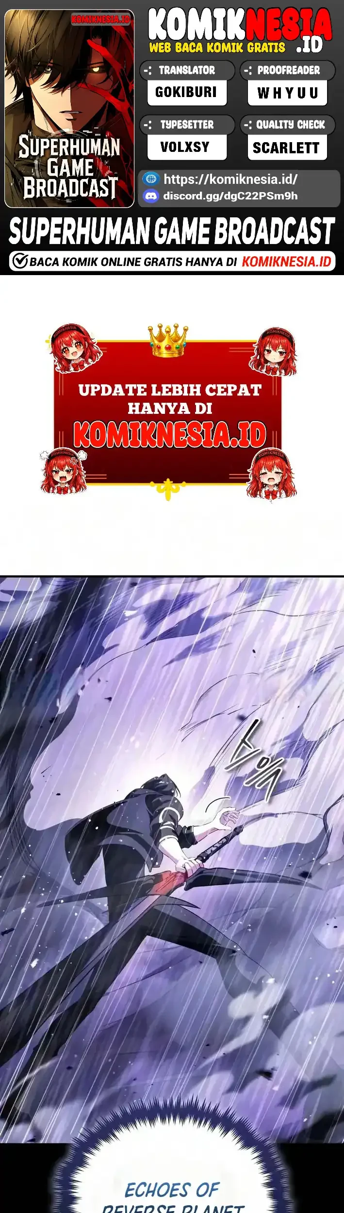 Komik Superhuman Game Broadcast Chapter 39 gambar 1
