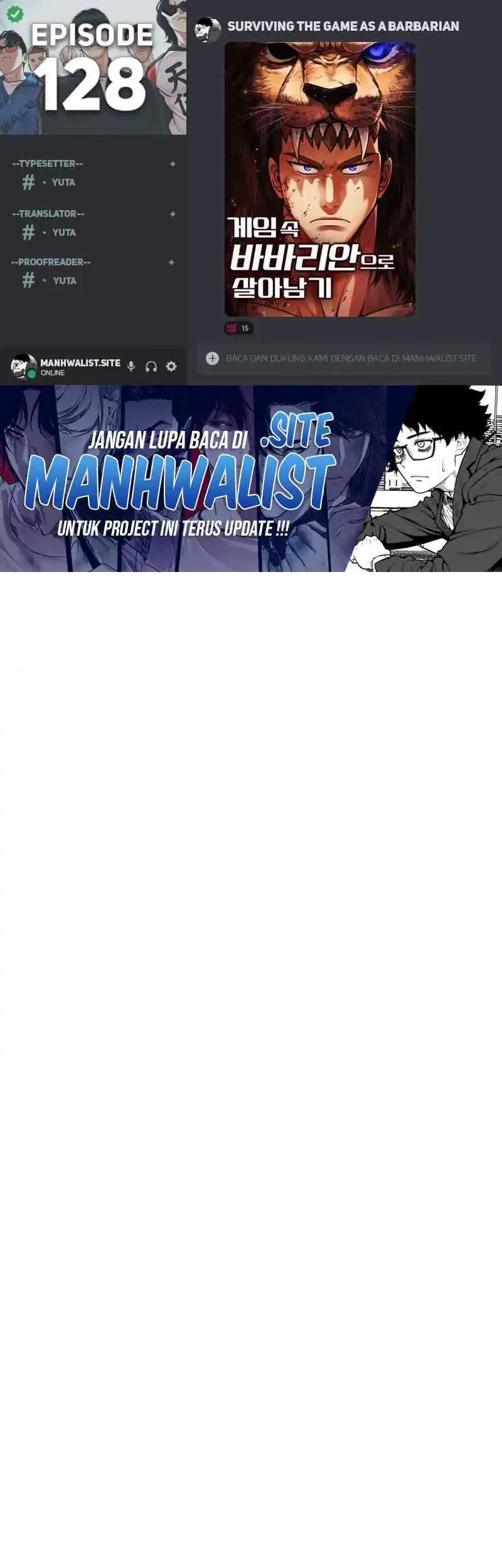 Komik Survive as a Barbarian in the Game Chapter 128 gambar 1