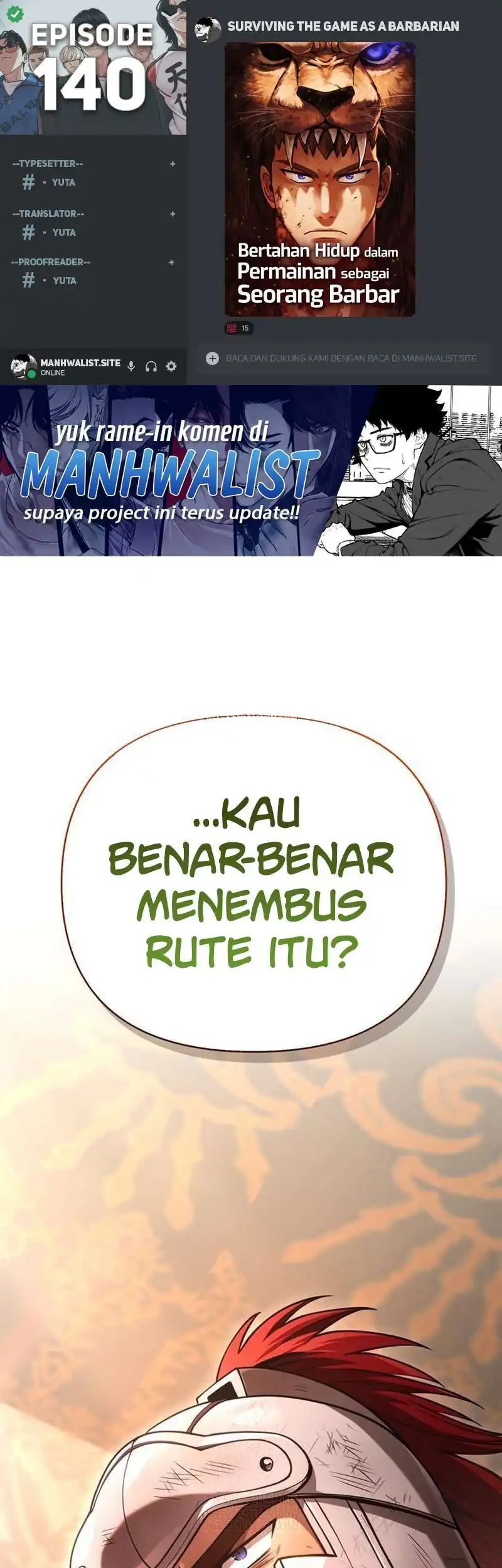 Komik Survive as a Barbarian in the Game Chapter 140 gambar 1