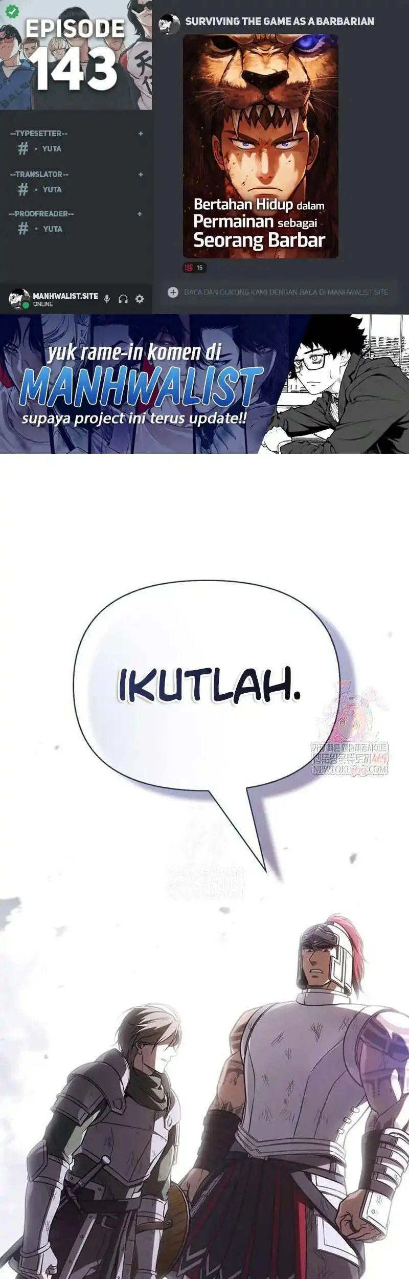 Komik Survive as a Barbarian in the Game Chapter 143 gambar 1