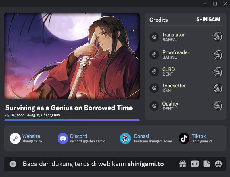 Komik Surviving as a Genius on Borrowed Time Chapter 47 gambar 1