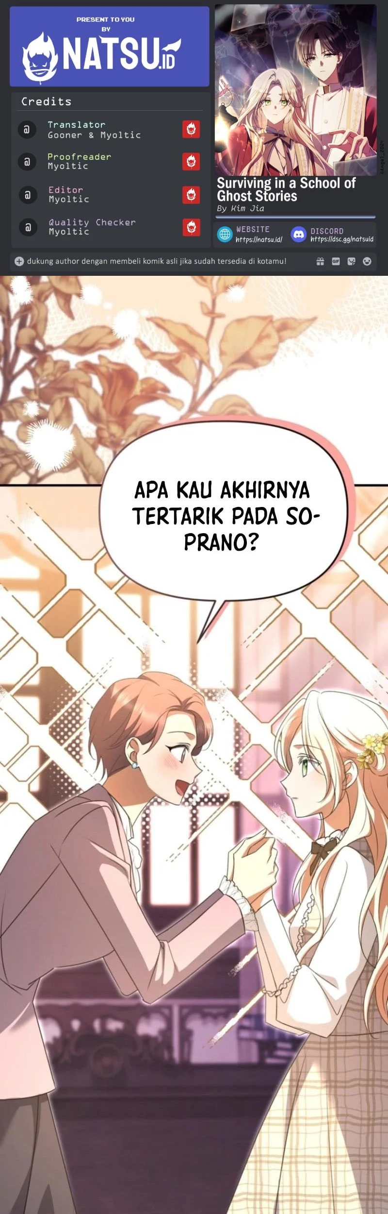 Komik Surviving in a School of Ghost Stories Chapter 10 gambar 1