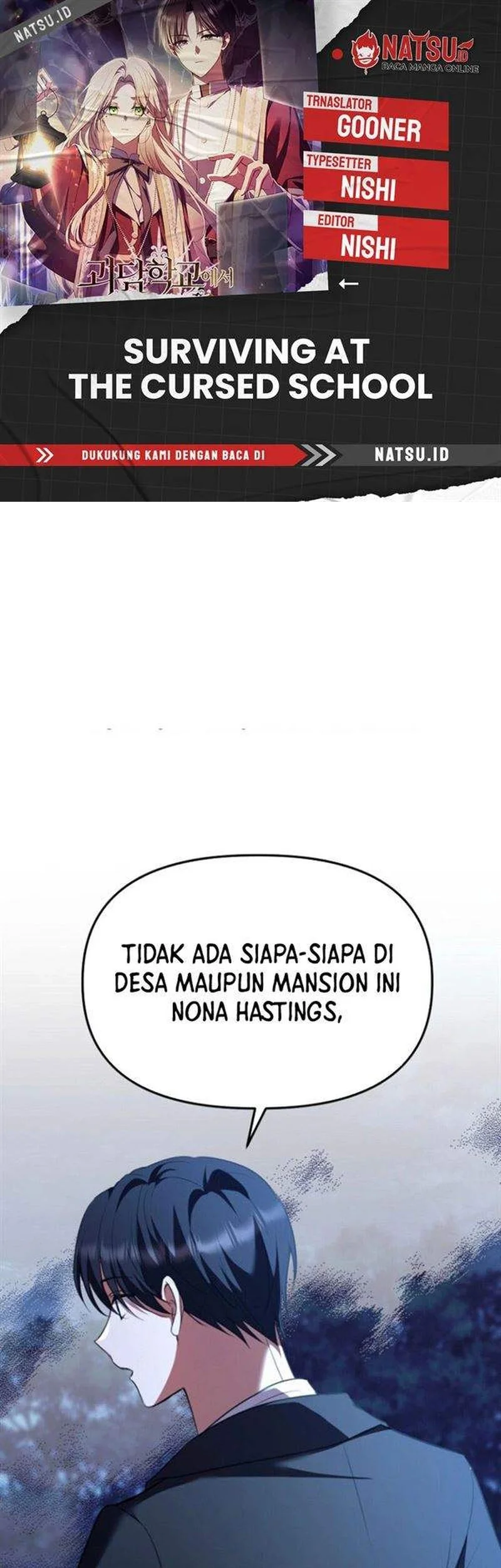 Komik Surviving in a School of Ghost Stories Chapter 2 gambar 1