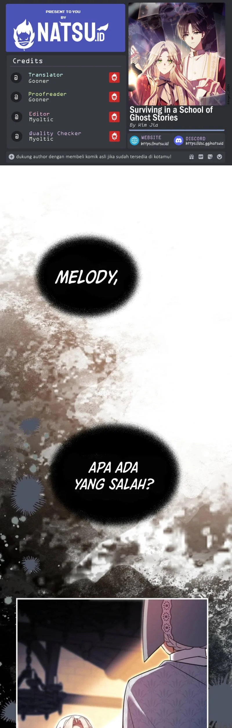 Komik Surviving in a School of Ghost Stories Chapter 3 gambar 1