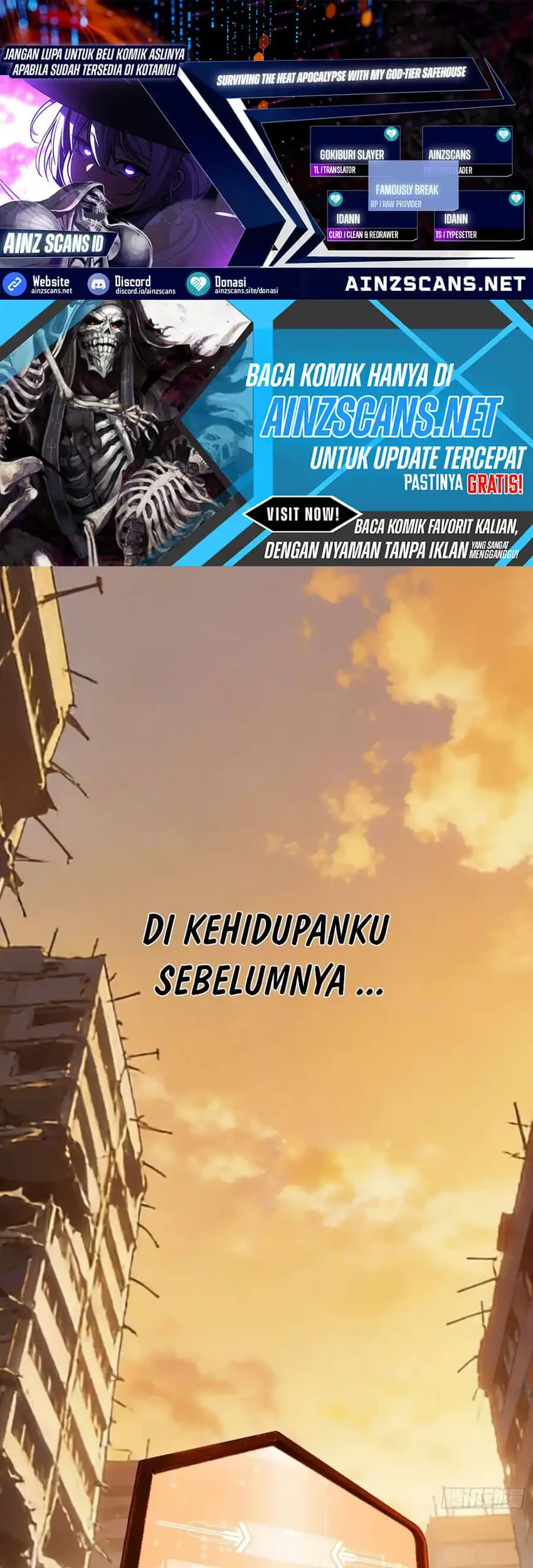 Komik Surviving the Heat Apocalypse with My God-Tier Safehouse Chapter 30 gambar 1