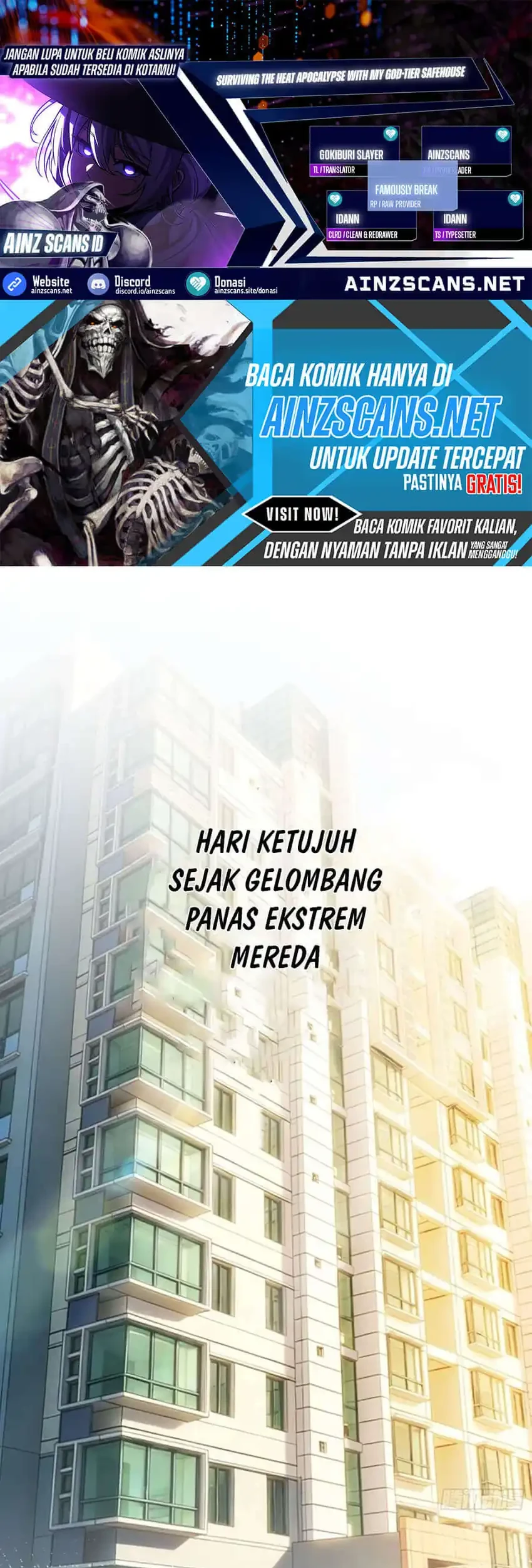 Komik Surviving the Heat Apocalypse with My God-Tier Safehouse Chapter 31 gambar 1