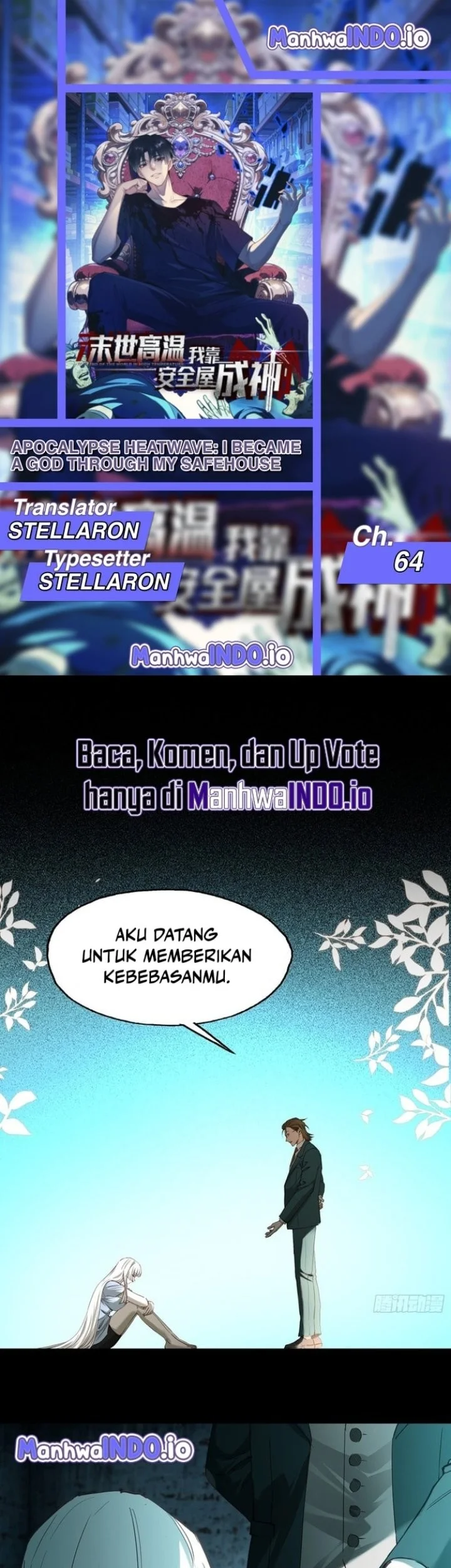 Komik Surviving the Heat Apocalypse with My God-Tier Safehouse Chapter 64 gambar 1